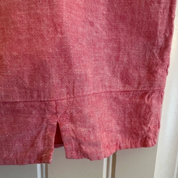 Habitat Pink Linen Shell Top- Sleeveless Tank - Picture 3 of 6
